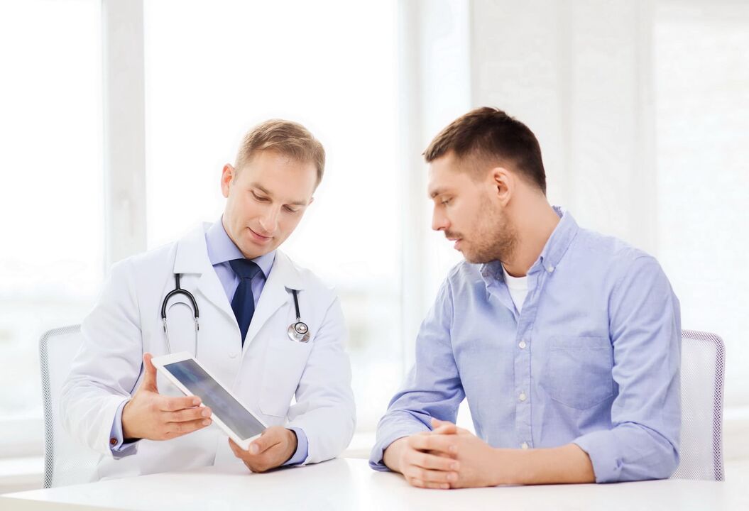 doctor's appointment for prostatitis
