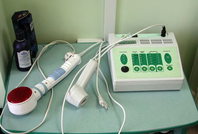 Physiotherapy device used for chronic prostatitis